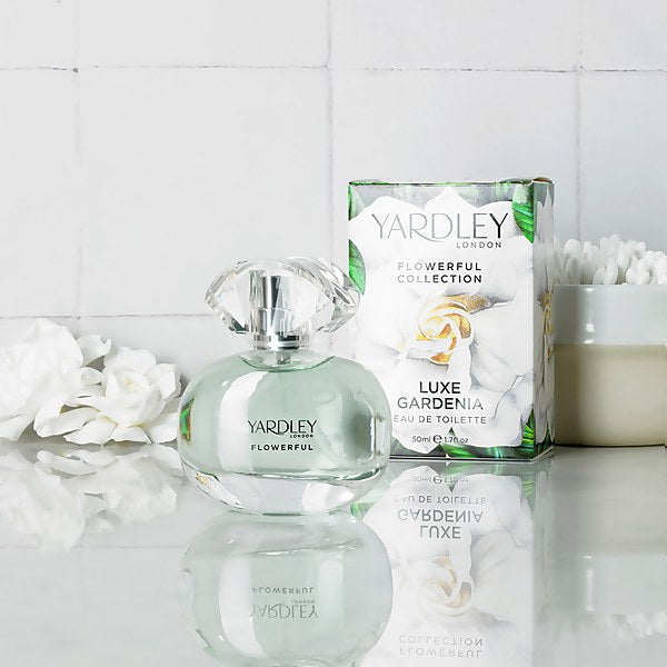 Yardley Luxe Gardenia Eau de Toilette 50ml Spray Women's Fragrance