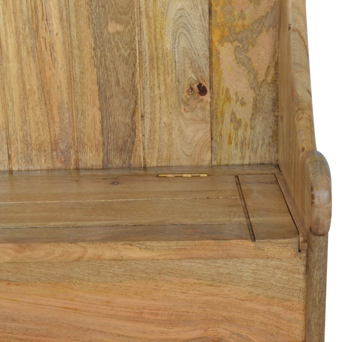 Granary Royale Monks Bench | Oak Solid Mango Wood