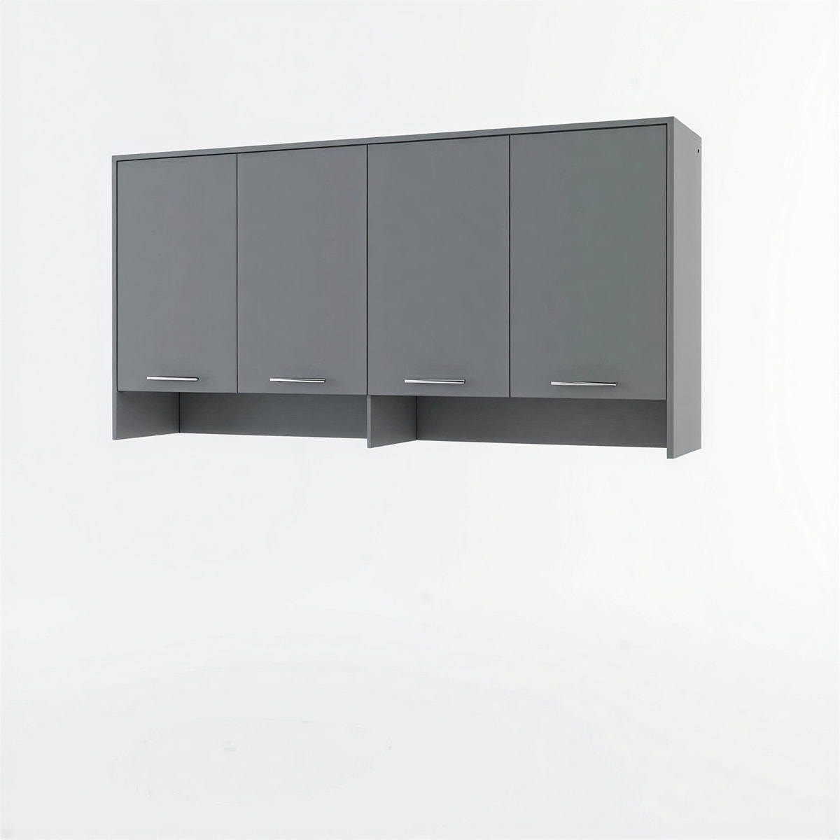 Single (90cm) Horizontal Wall Bed with Cabinet
