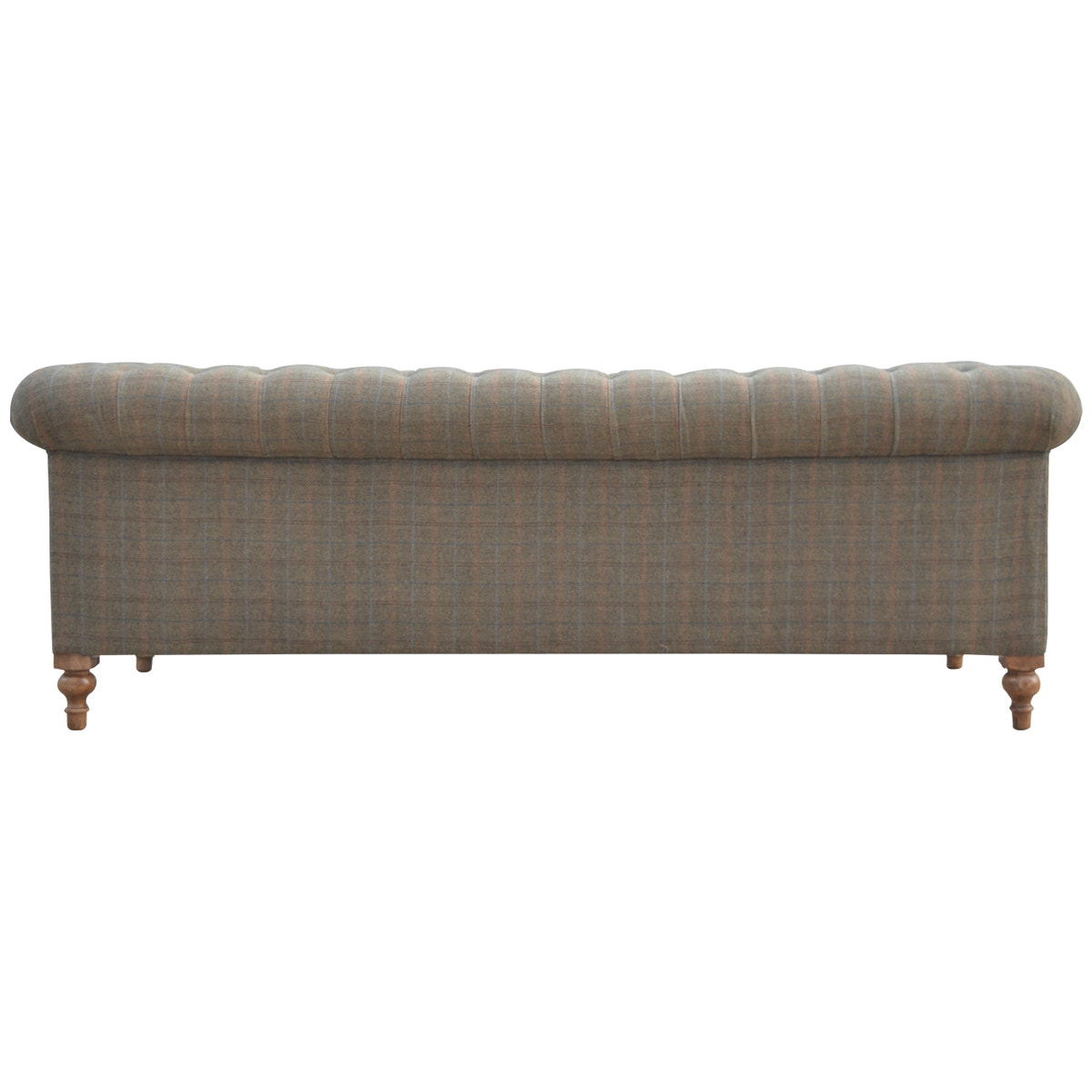 Multi Tweed 3 Seat Chesterfield Chest of Drawers
