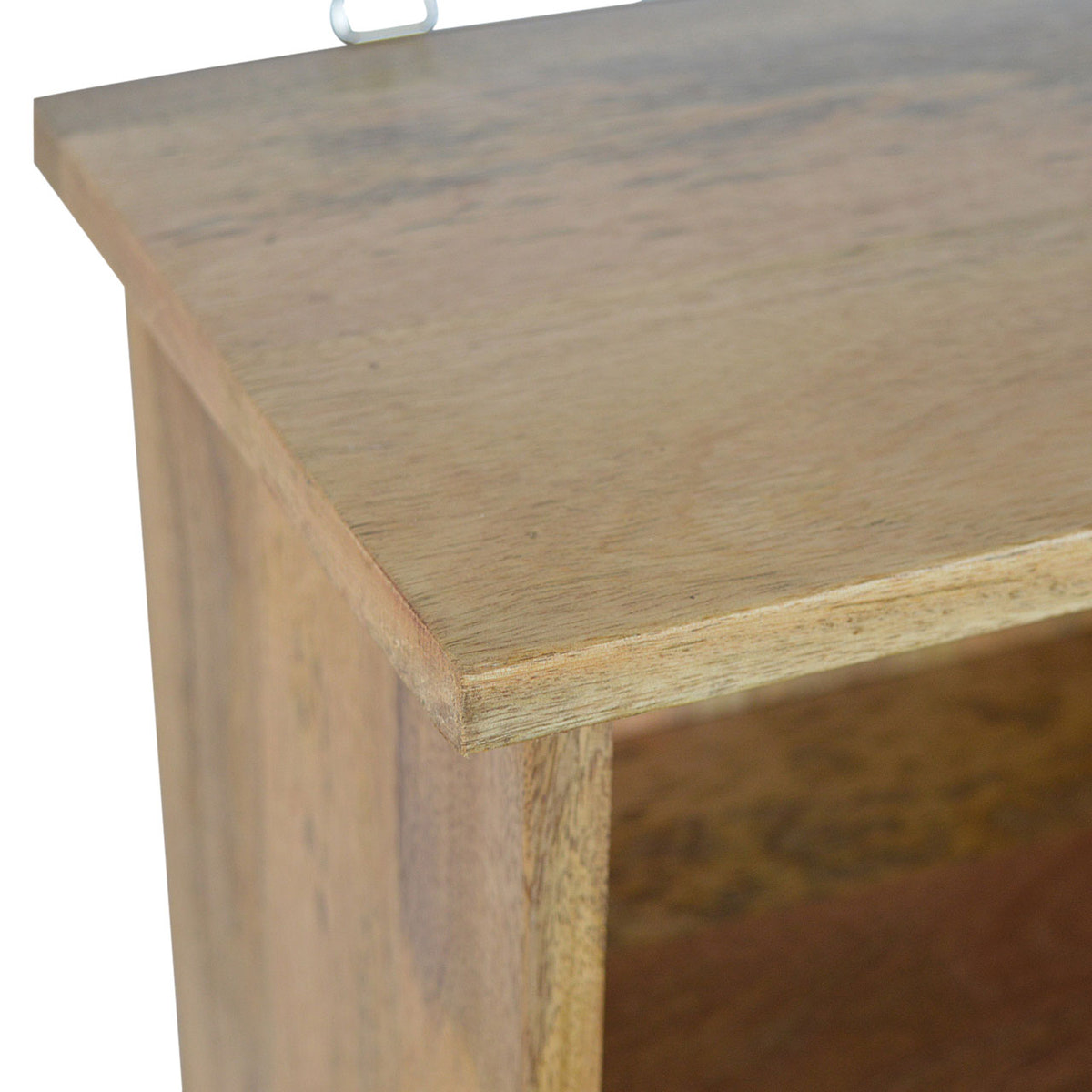 Floating Coat Rack with 3 Shelves Accent Piece