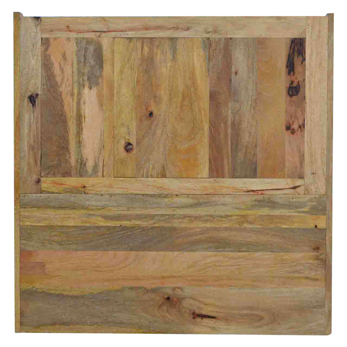 Large Monks Storage Bench | Oak Solid Mango Wood Hidden Storage