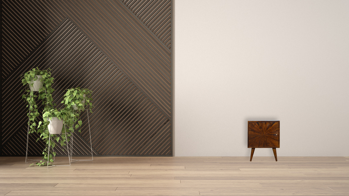 Chestnut Sunrise Door Bedside Table
