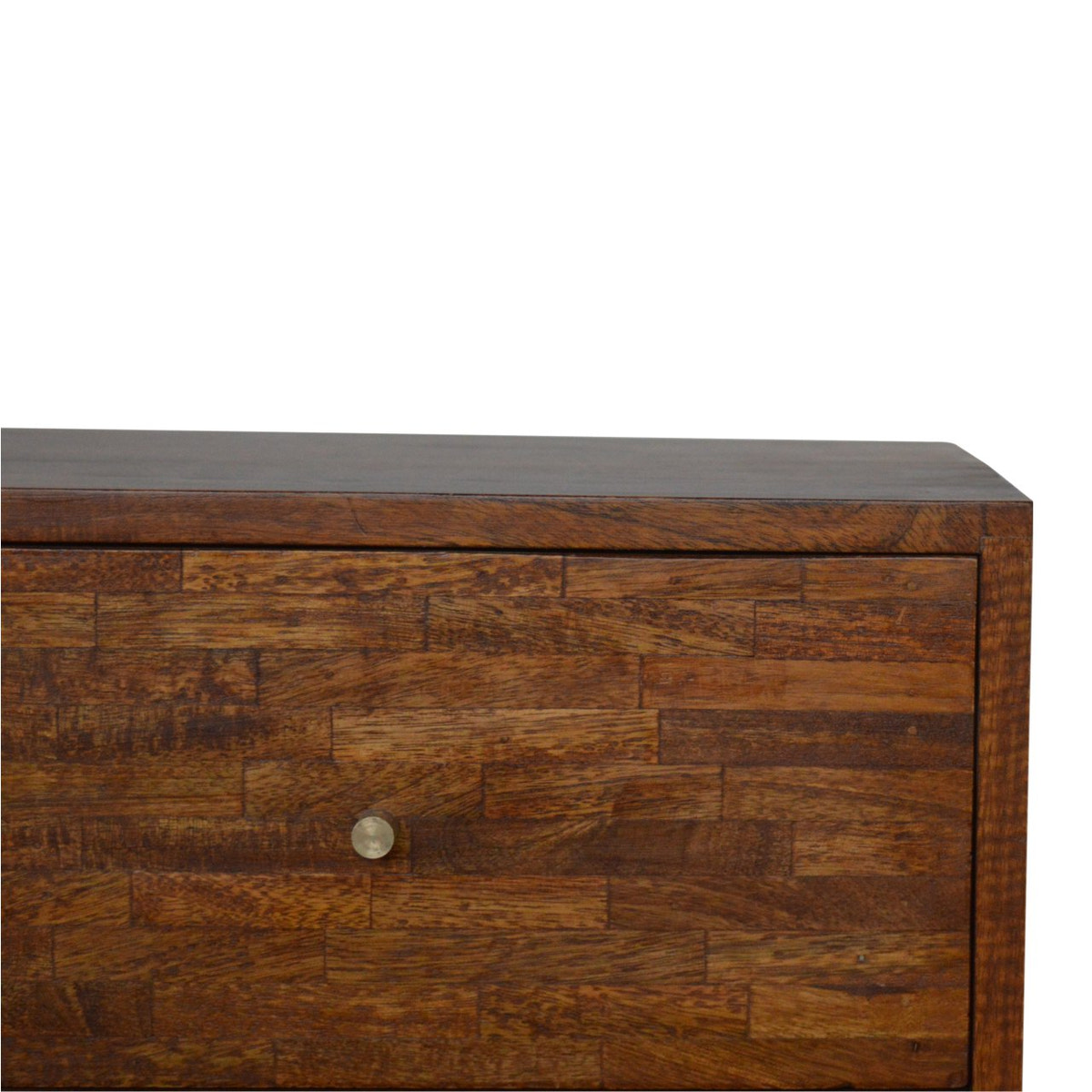 Mixed Chestnut Bedside Table