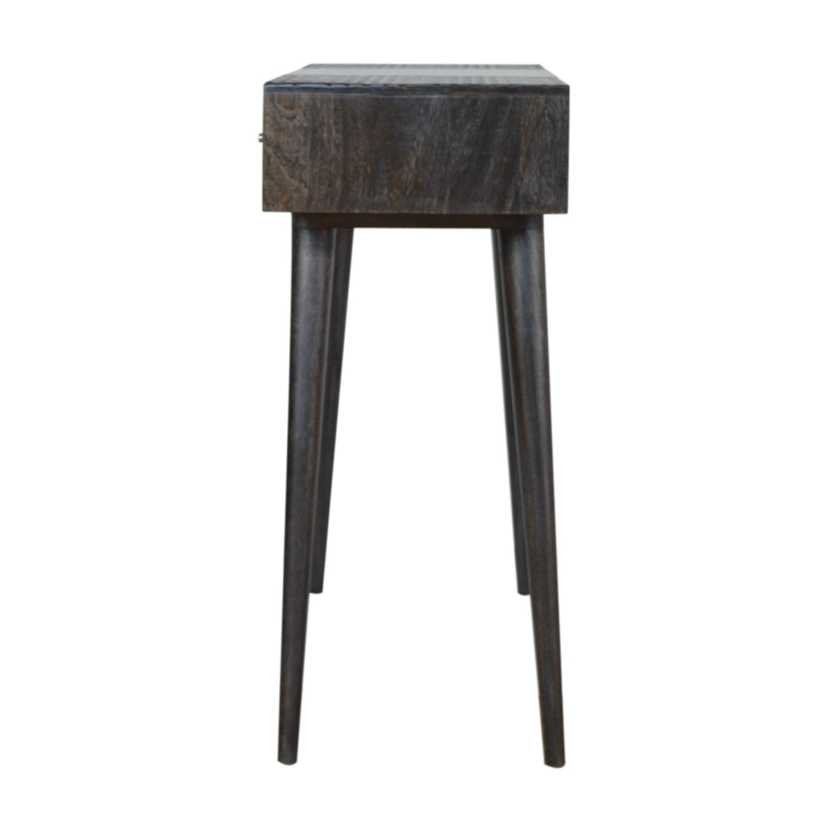 Ash Black 3-Drawer Console Table