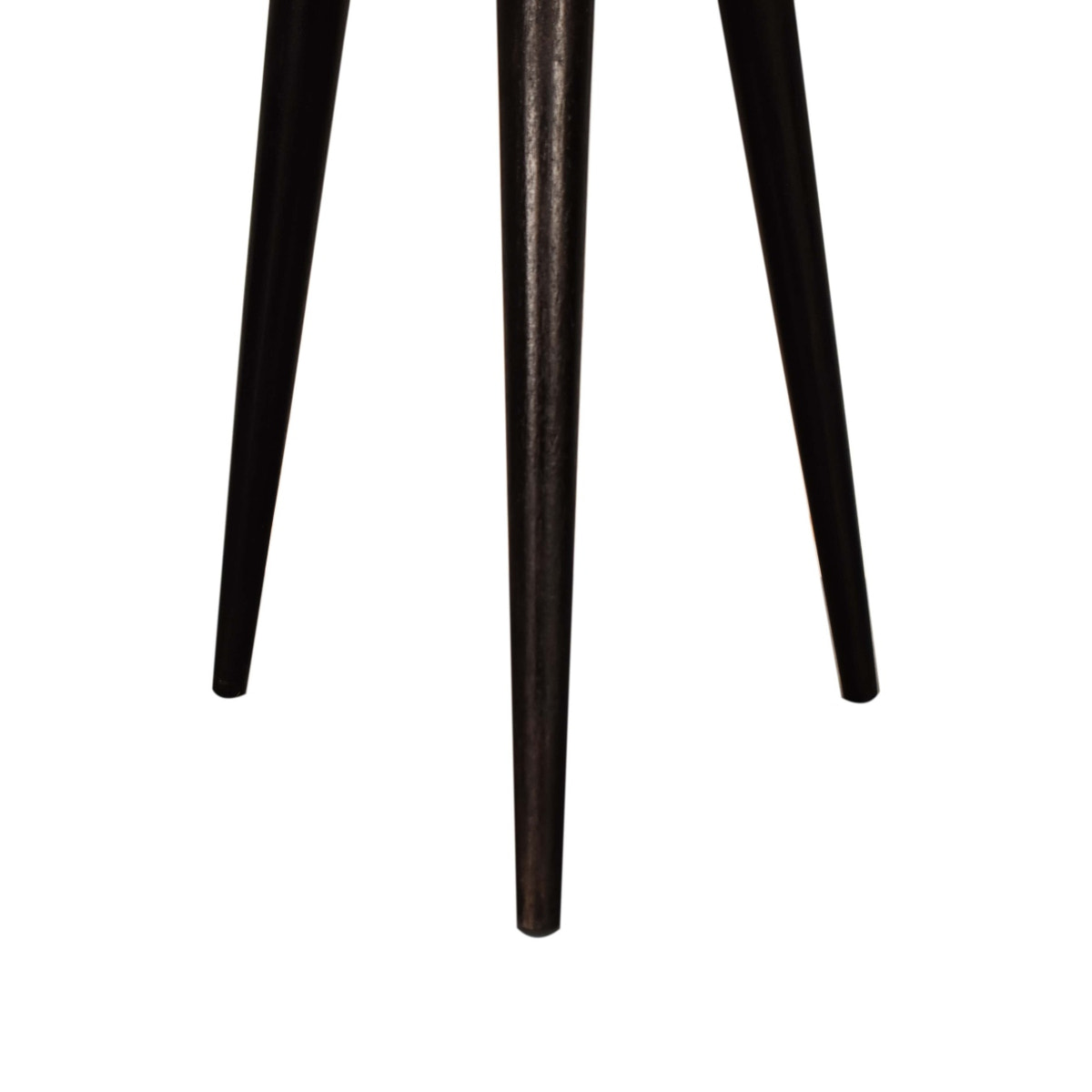 Walnut Gold Inlay End Table Accent Piece