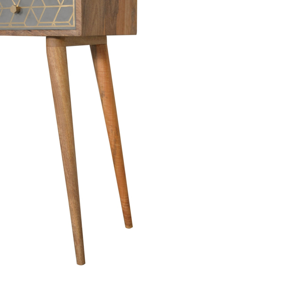 Dice Console Table | Oak Mango Wood