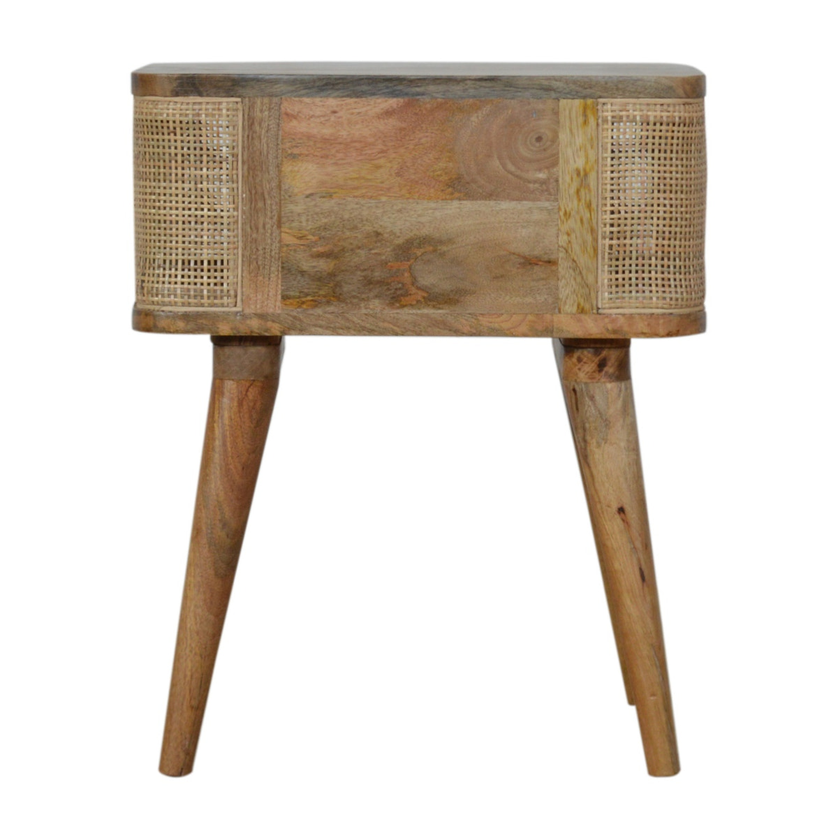 Close-knit Open Slot Bedside Table