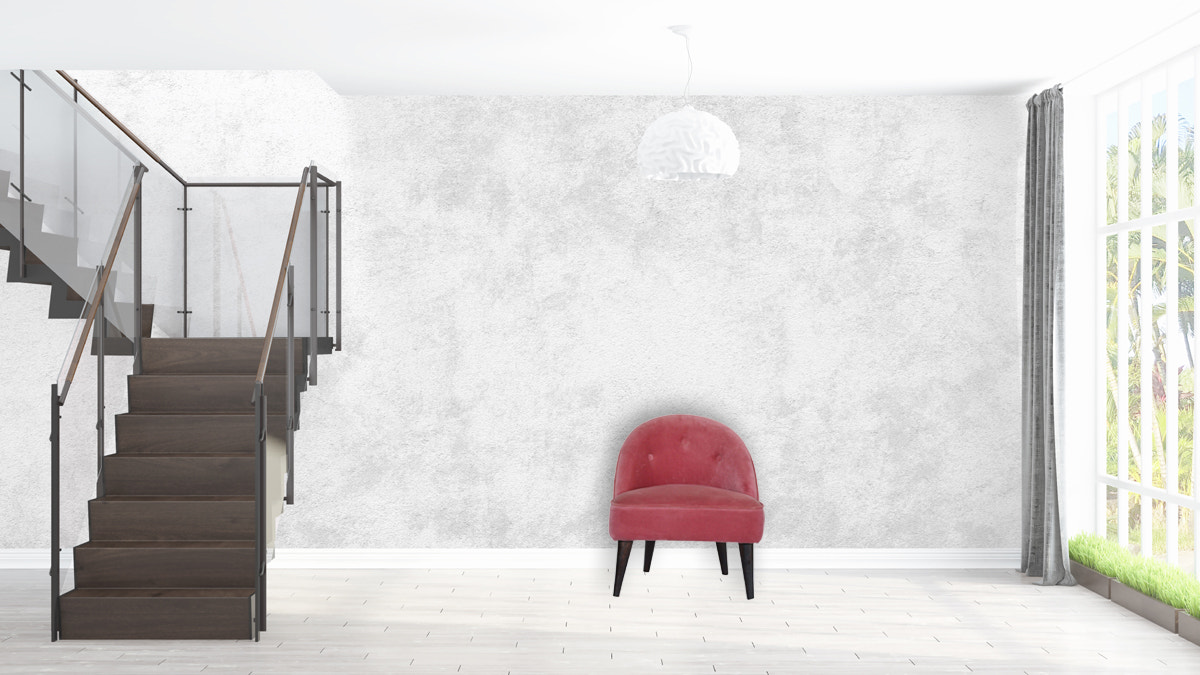 Pink Velvet Deep Button Chair