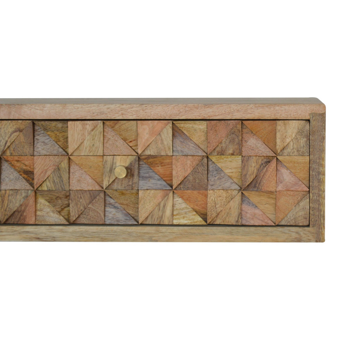 Floating Diamond Carve Bedside Table
