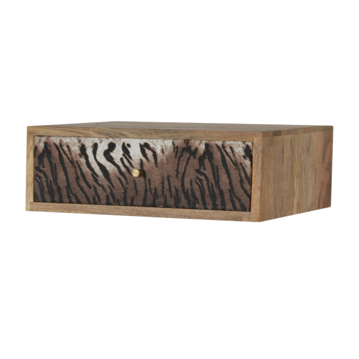 Floating Animal Print Bedside Table | Wall-Mounted