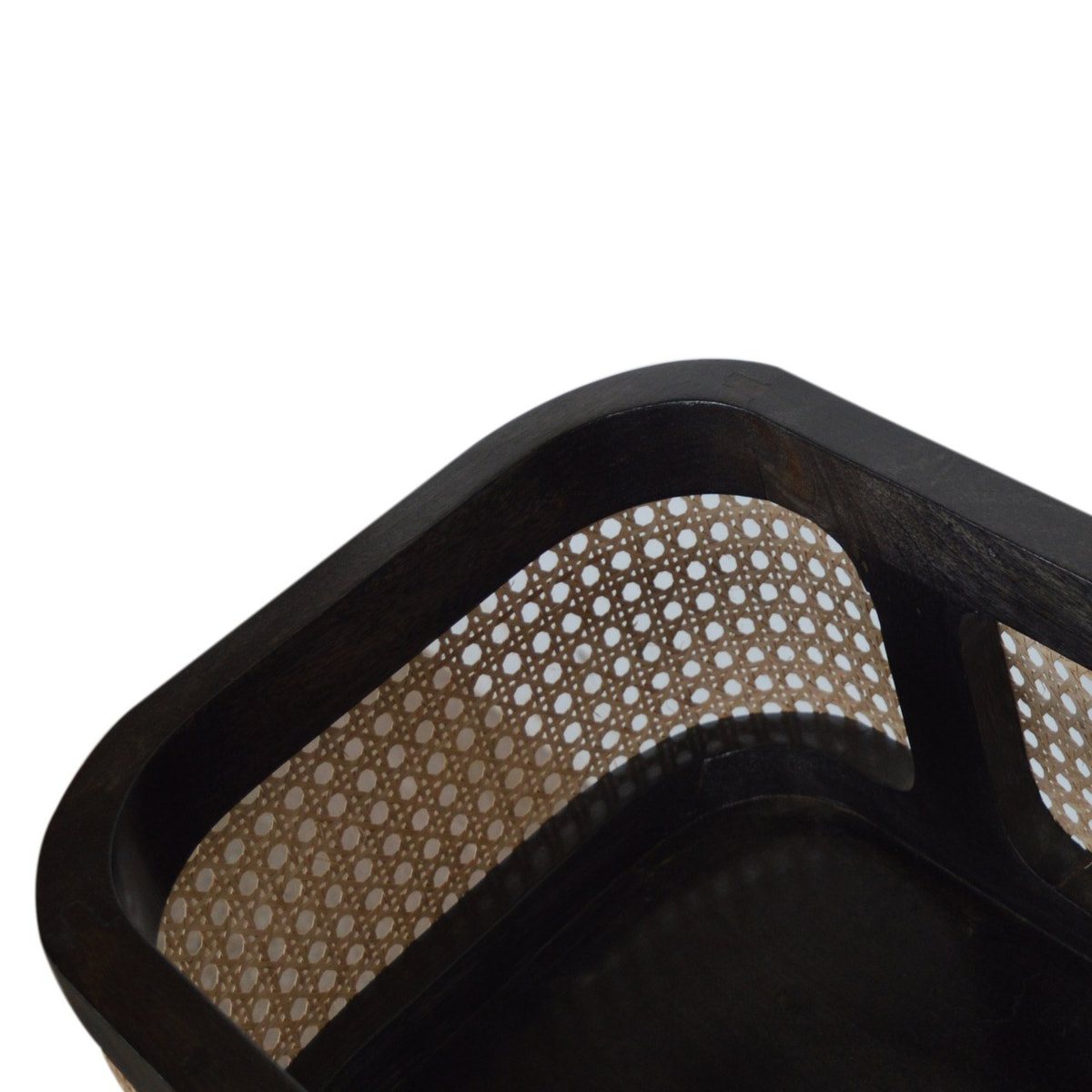 Larissa Carbon Black Tray Table Accent Piece