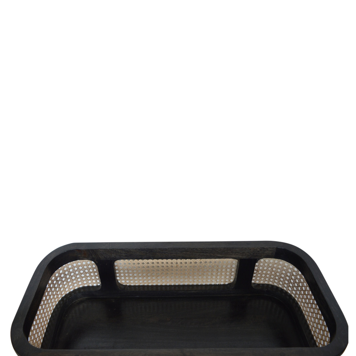 Larissa Carbon Black Tray Table Accent Piece