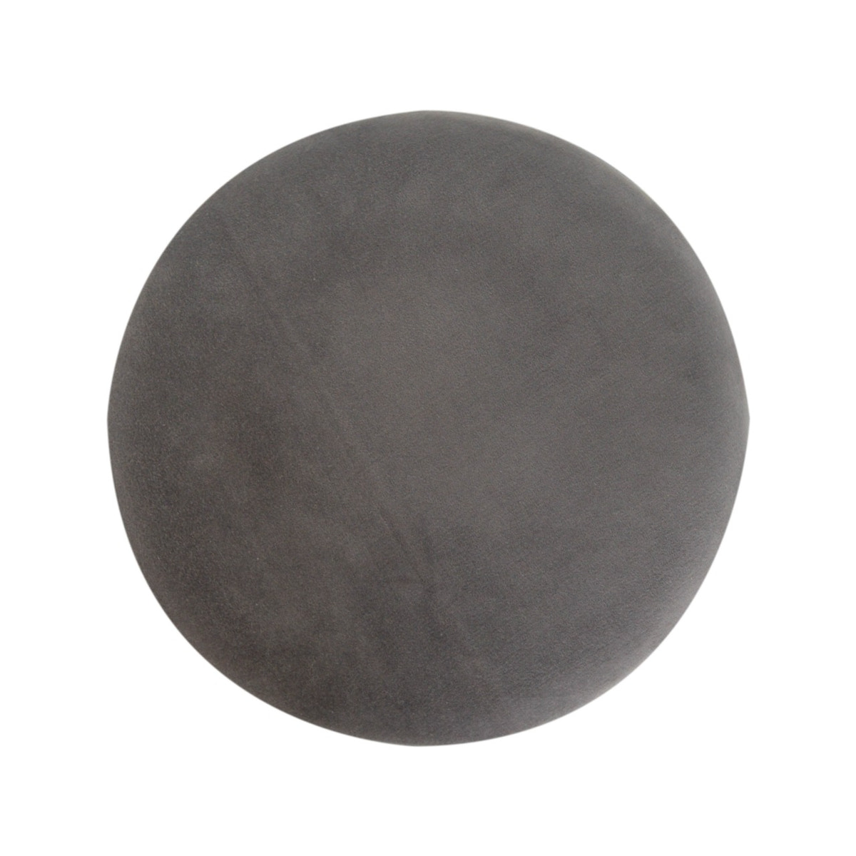 Grey Velvet Wooden Footstool | Cotton Velvet