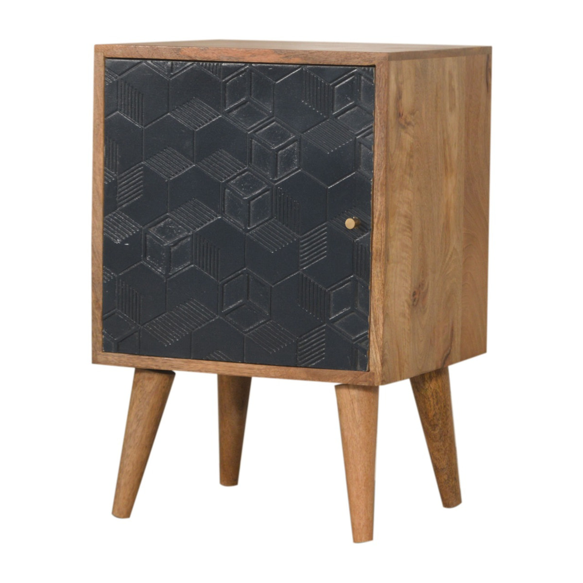 Acadia Black Bedside Table