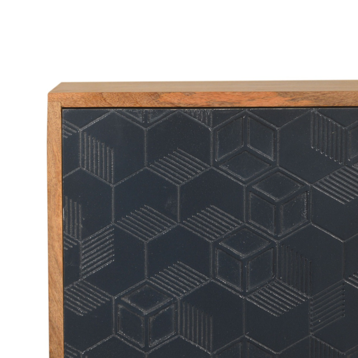 Acadia Black Bedside Table