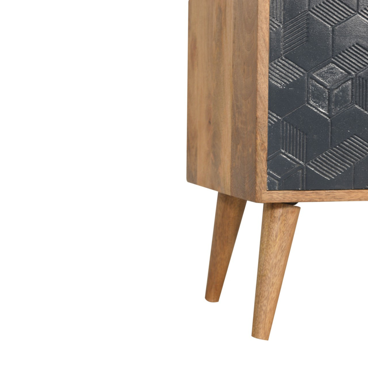 Acadia Black Bedside Table
