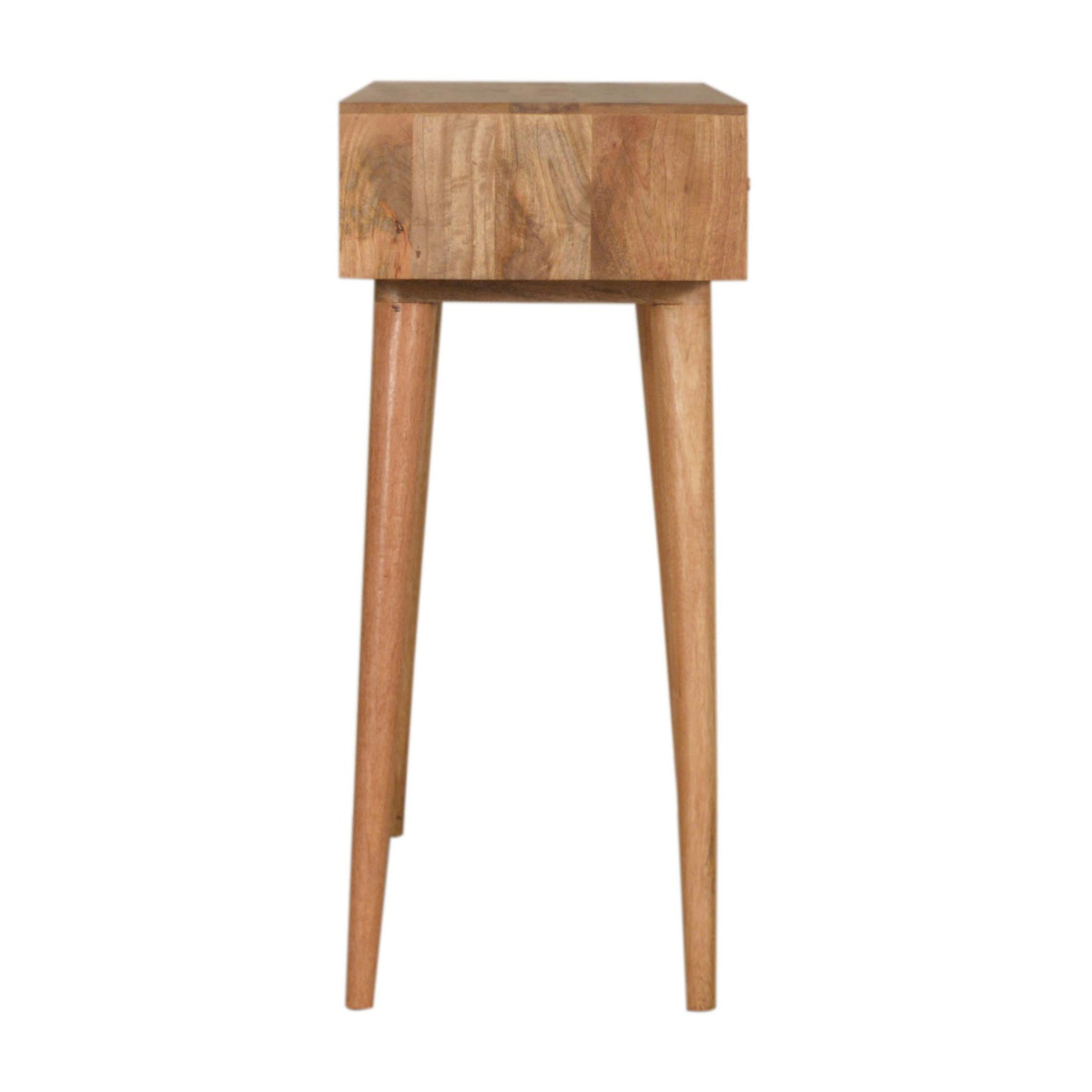 Acadia Teal Console Table | Hand-Carved