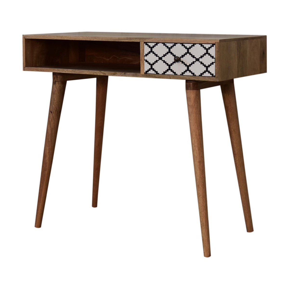 Stella Writing Desk | Oak Solid Mango Wood