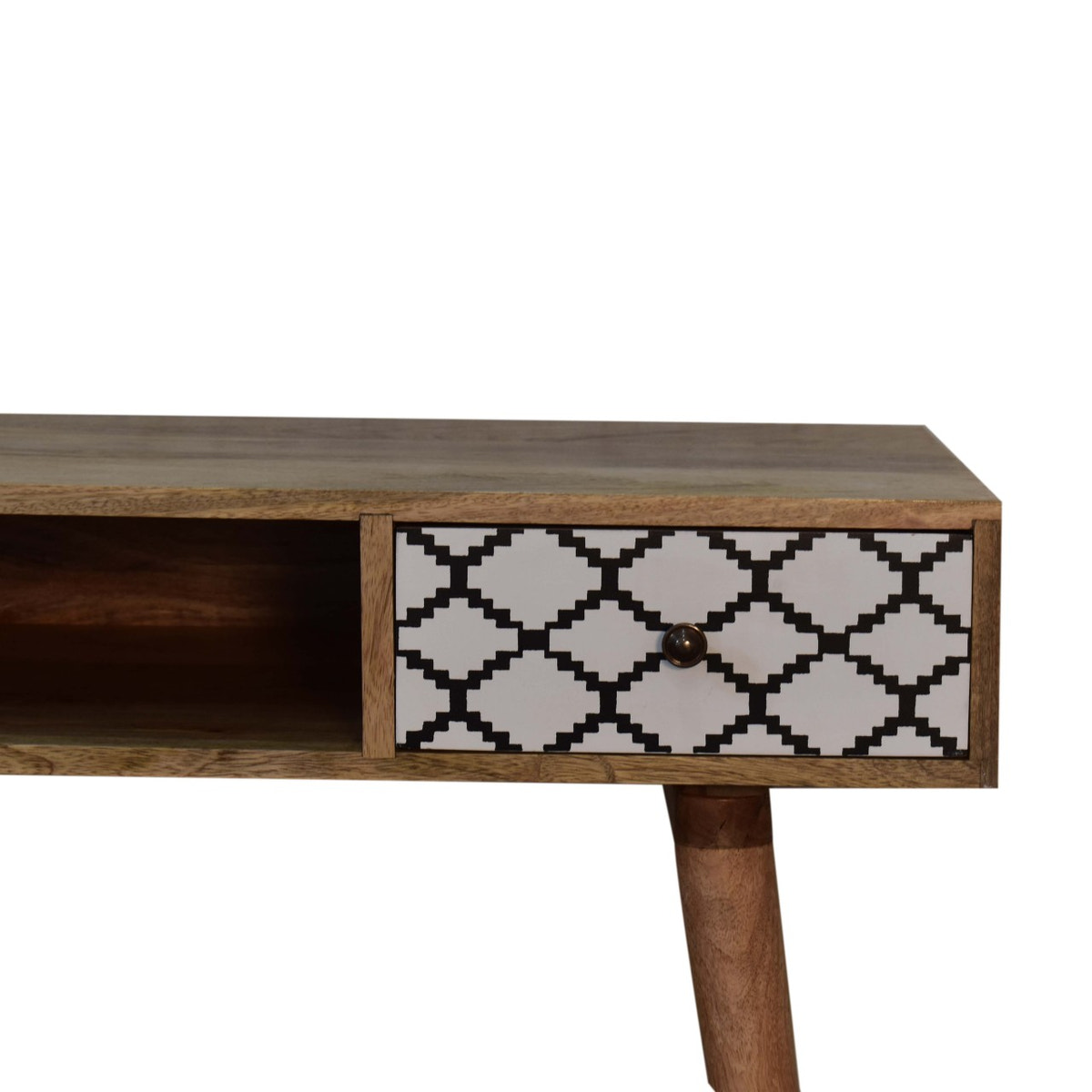 Stella Writing Desk | Oak Solid Mango Wood