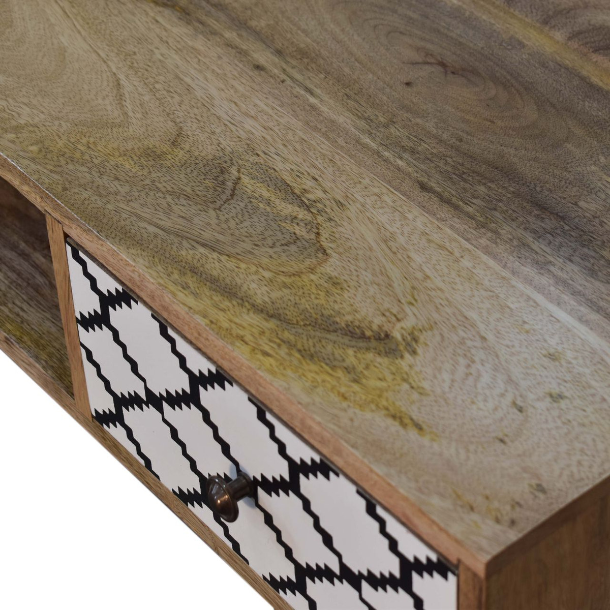 Stella Writing Desk | Oak Solid Mango Wood