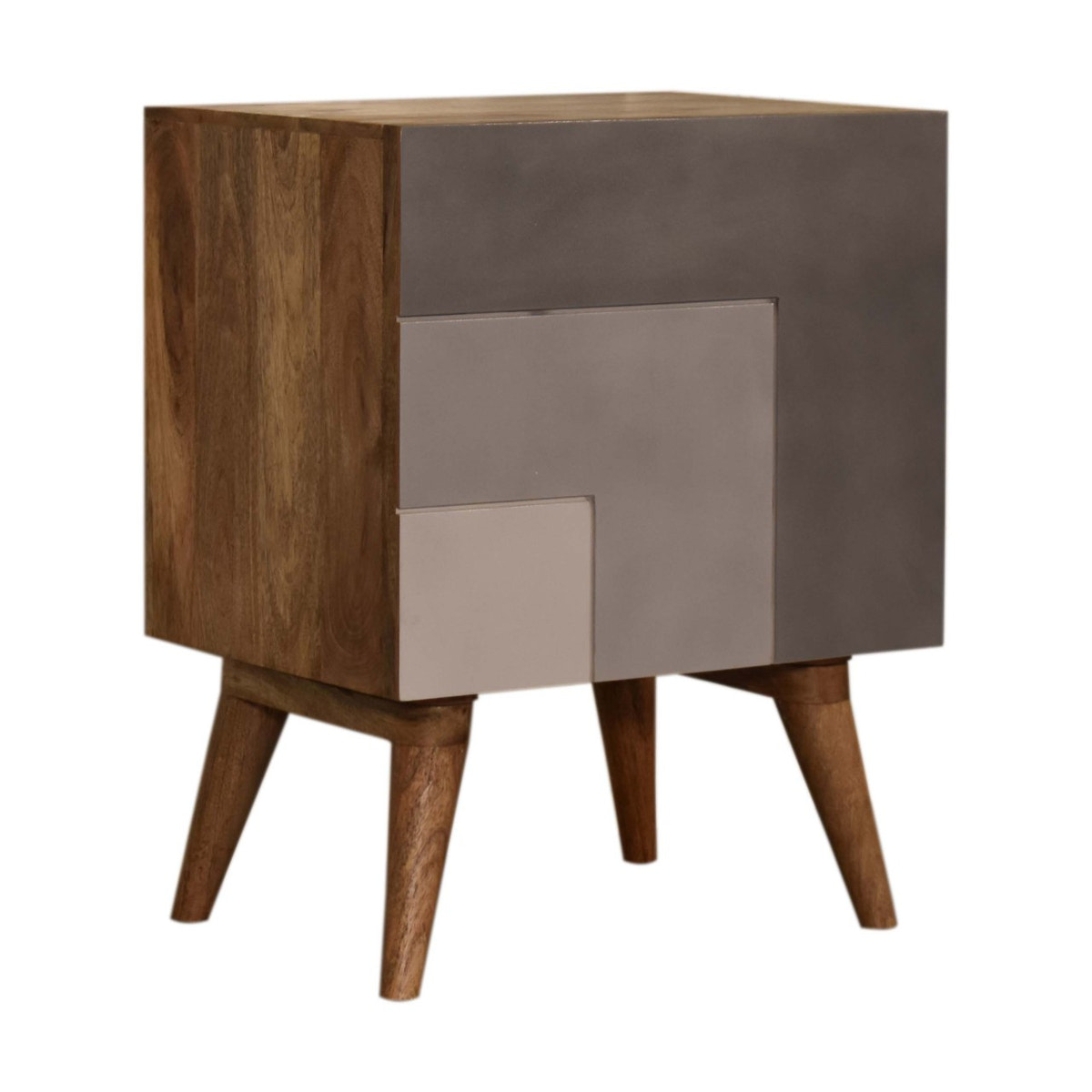 Quebec Grey Bedside Table
