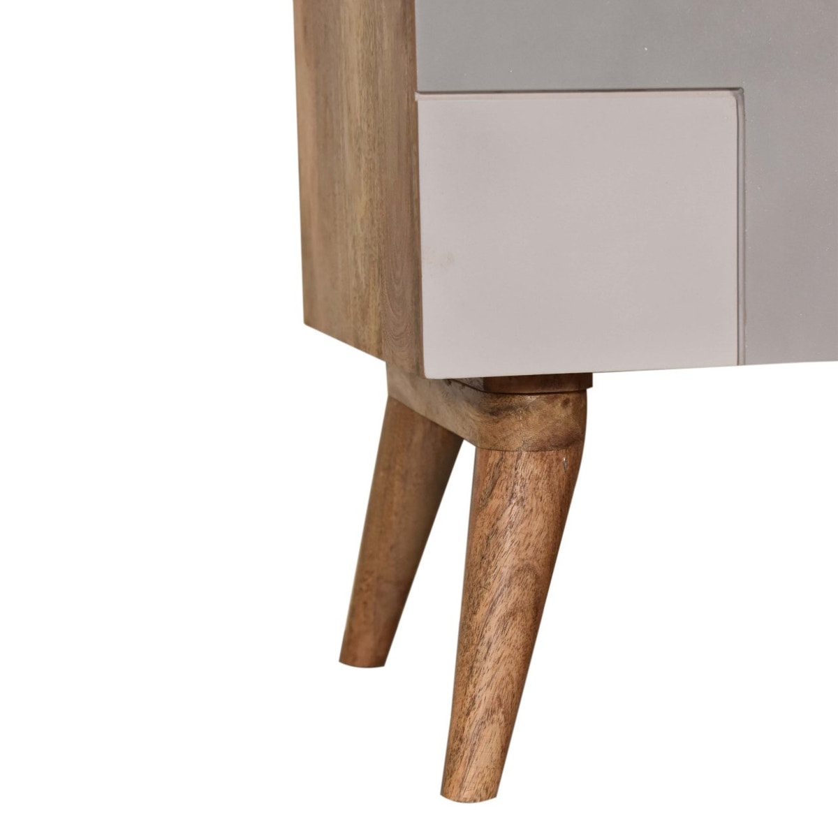 Quebec Grey Bedside Table