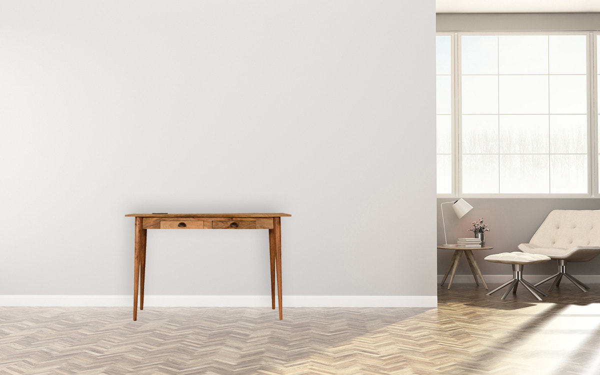 2 Drawer Cable Writing Desk