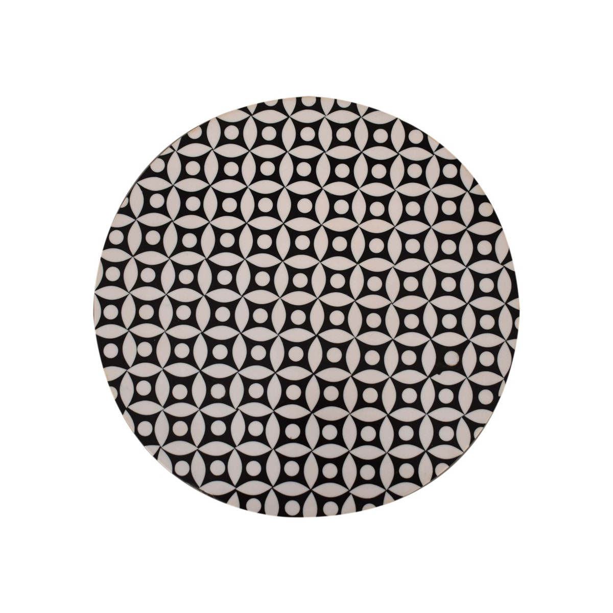 Diamond Print End Table Accent Piece