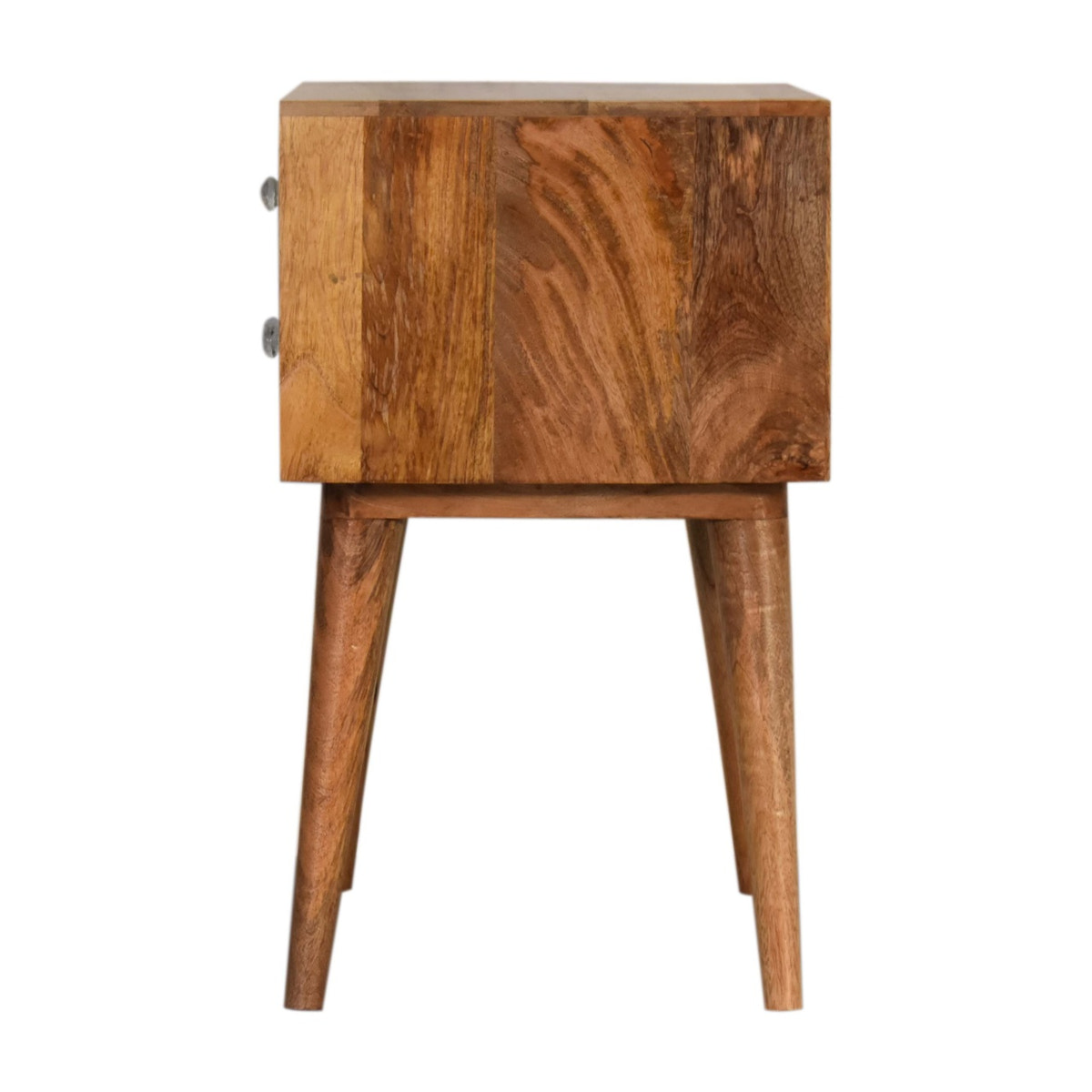 Raine Bedside Table | Oak Solid Mango Wood
