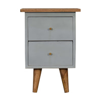 Sky Blue Hand Painted Bedside Table