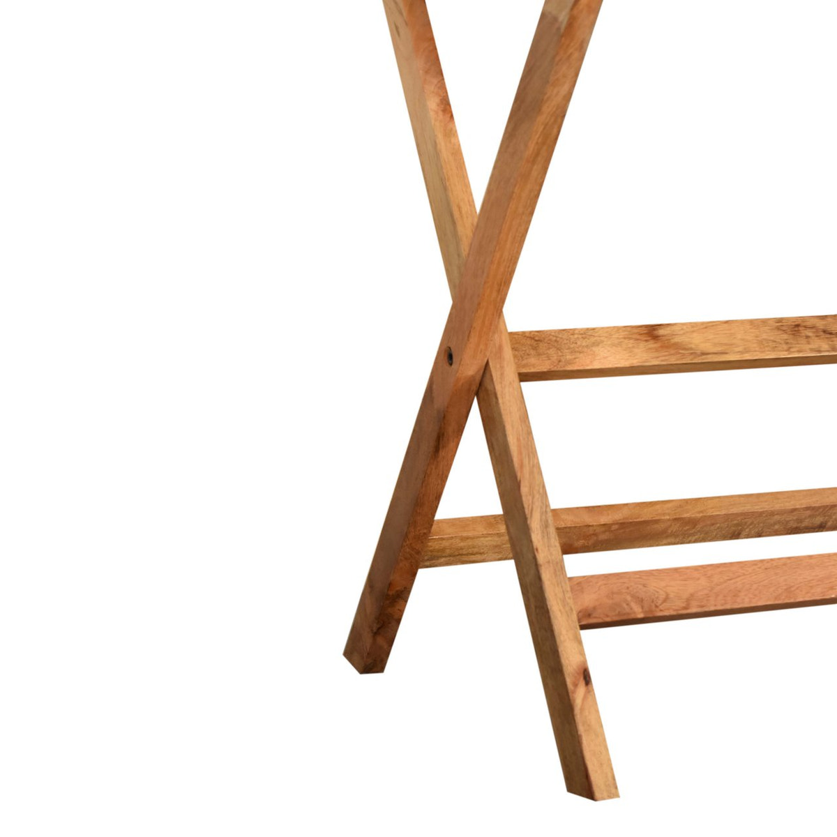 Prima Butler Tray Table Accent Piece | Oak Mango Wood