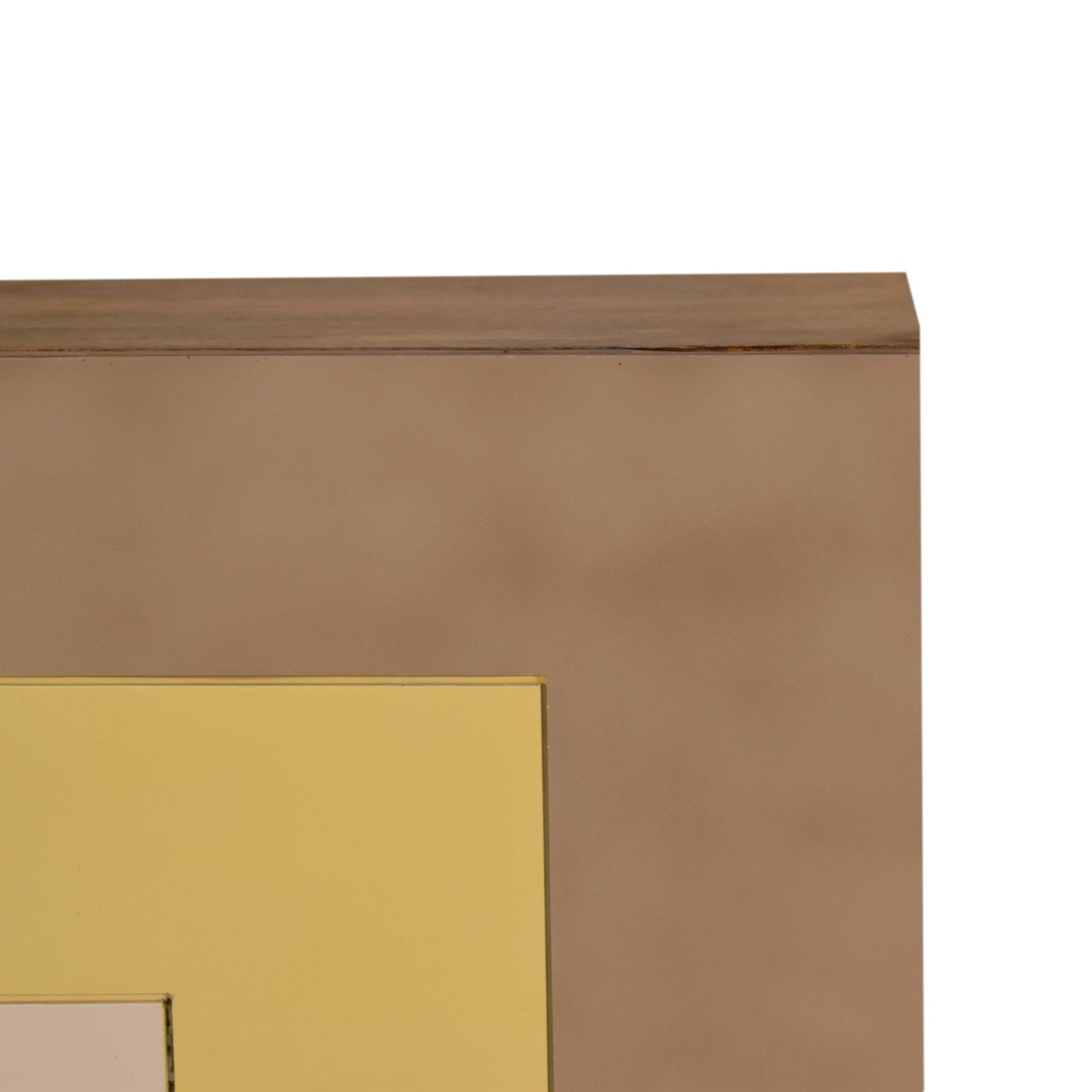 Quebec Yellow Bedside Table | Hand-Painted Mango Wood