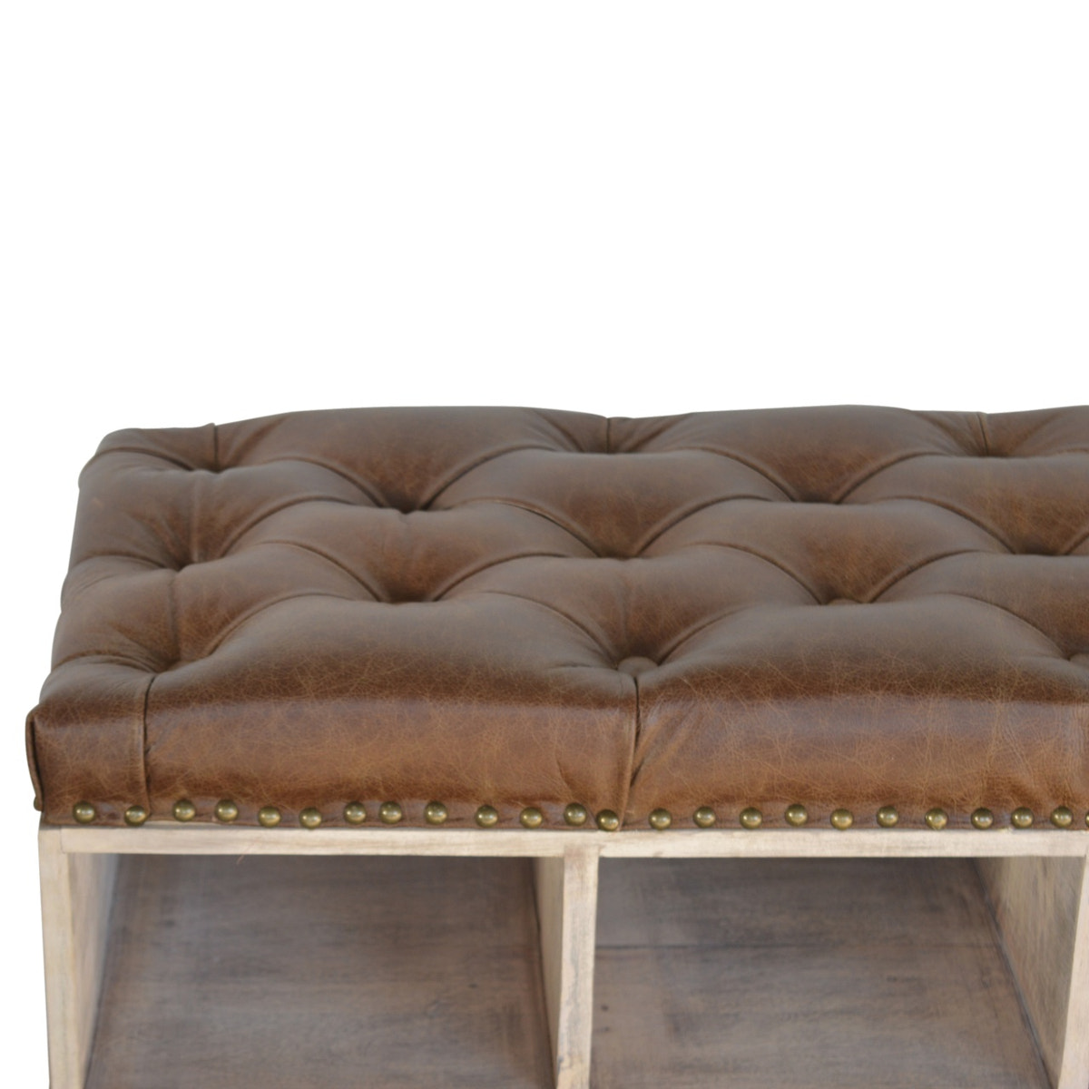 Stone Wash Storage Bench | Hidden Storage