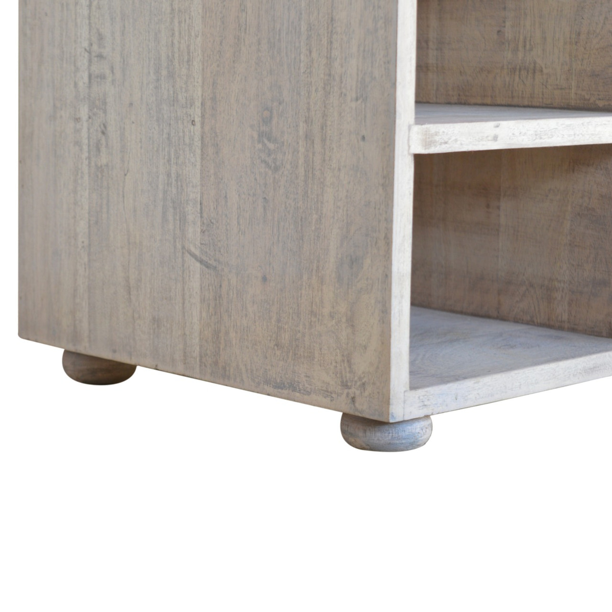 Stone Wash Storage Bench | Hidden Storage