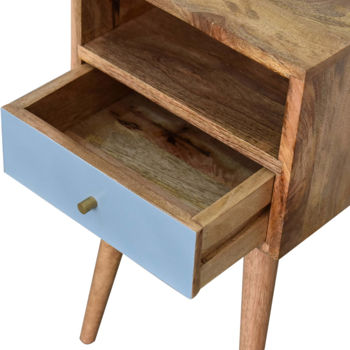 Mini Blue Hand Painted nightstand