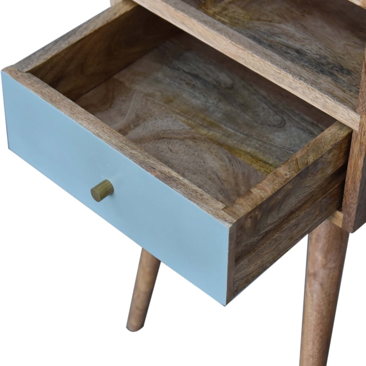 Mini Duck Egg Painted Bedside Table