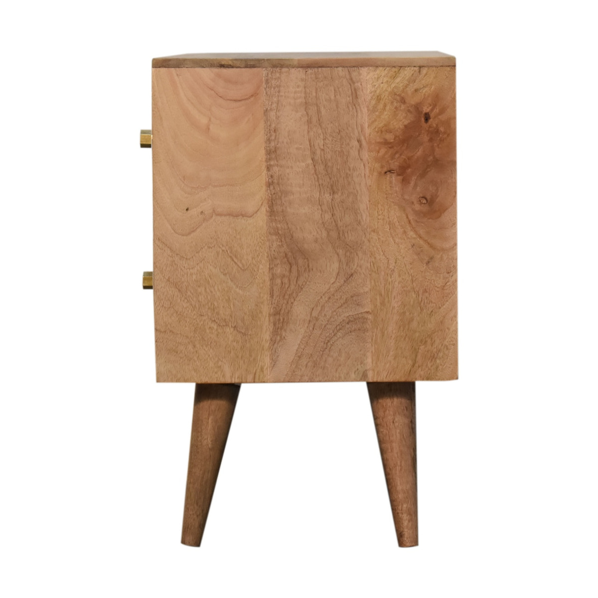 Cassia Bedside Table | Oak Solid Mango Wood