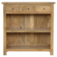 Country Style Low Bookcase Chest of Drawers