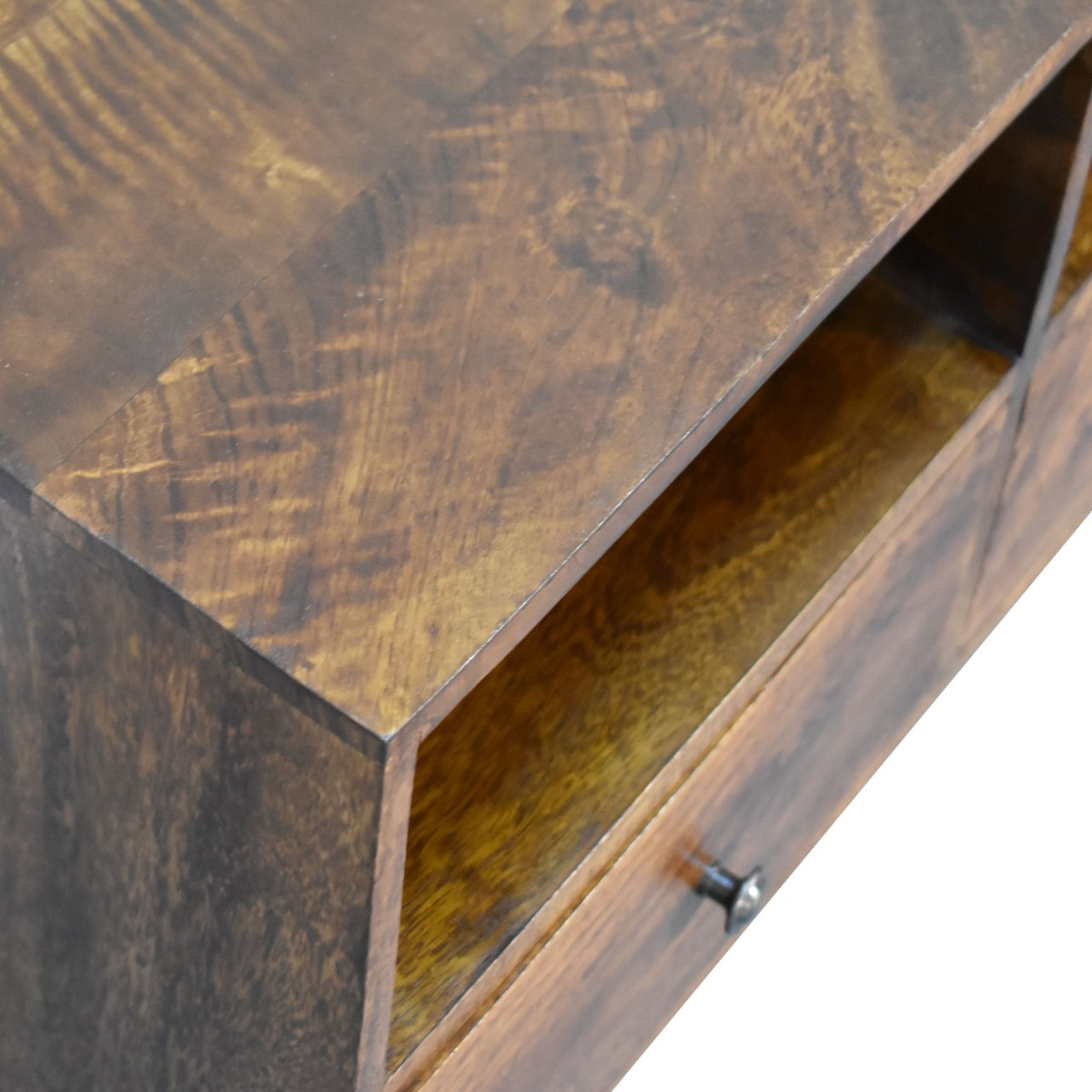 Chestnut Nordic 3 Drawer TV Unit