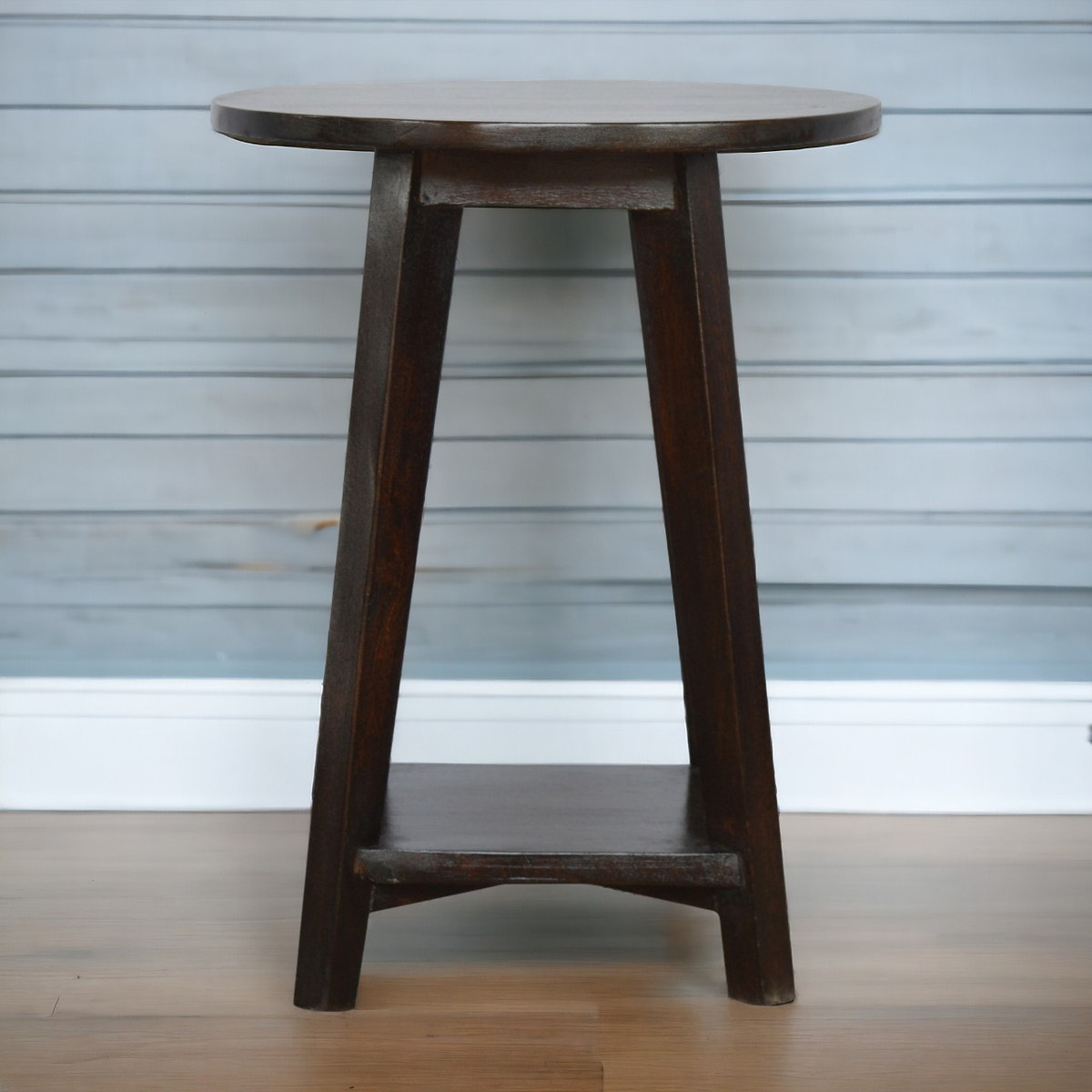 Walnut Undercarriage Bar Stool