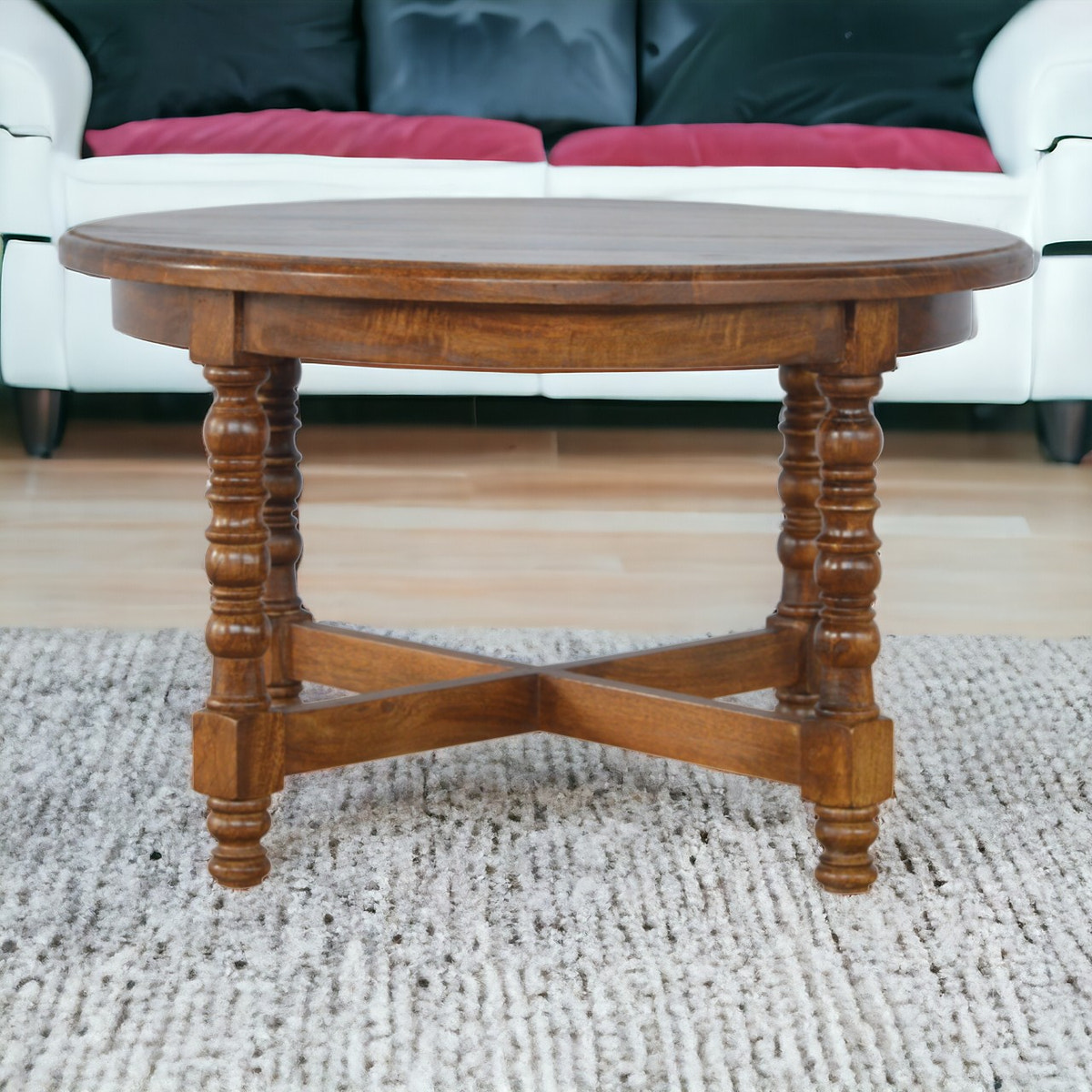 Occasional Round Side Table Accent Piece