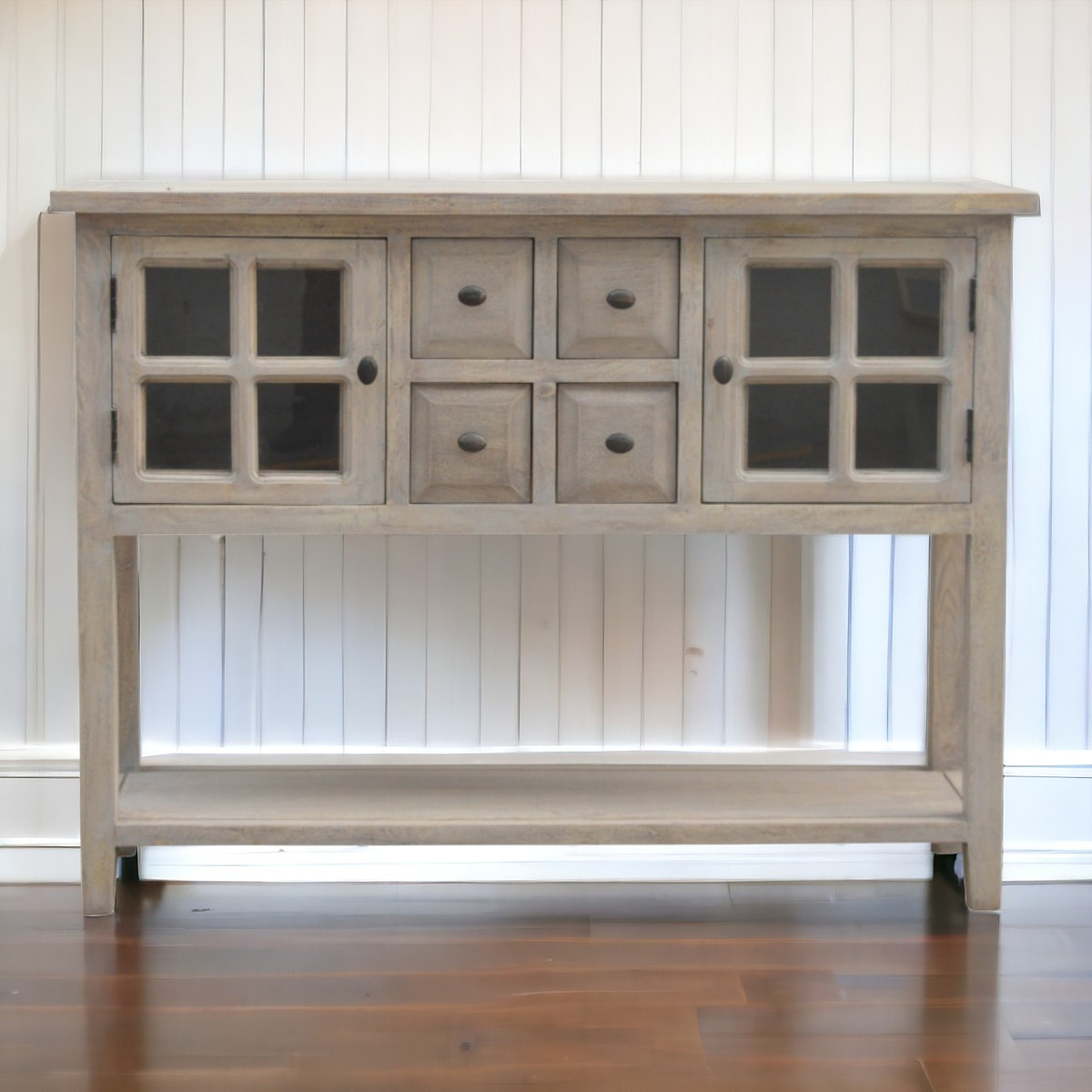 Stone Wash Glazed Console Table