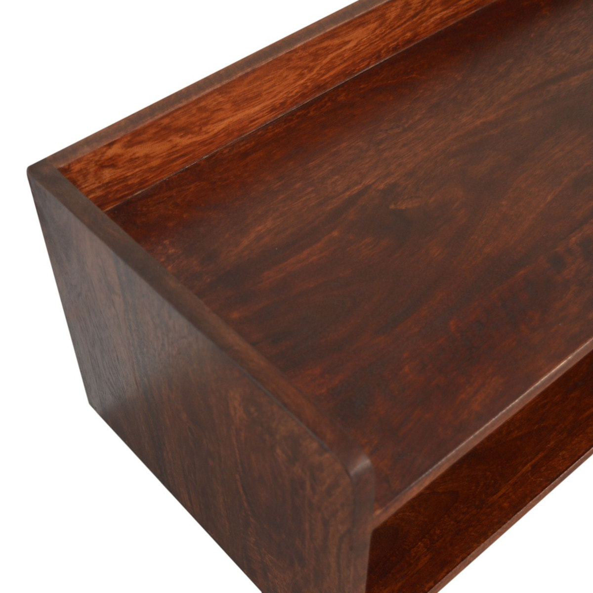 Cherry Nordic Storage Bench | Hidden Storage