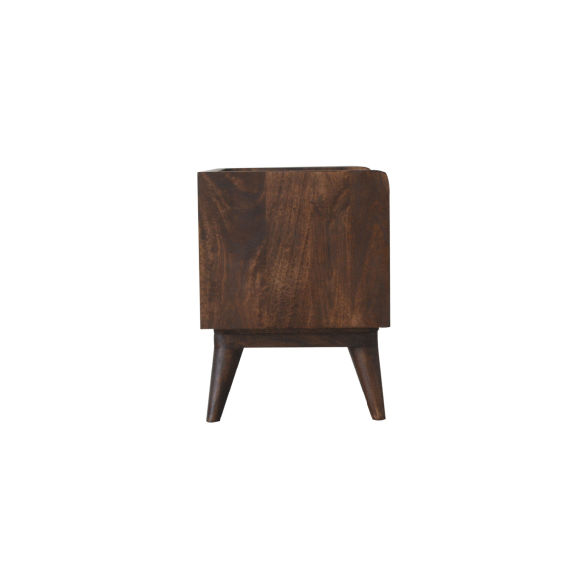 Walnut Nordic Storage Bench | Hidden Storage