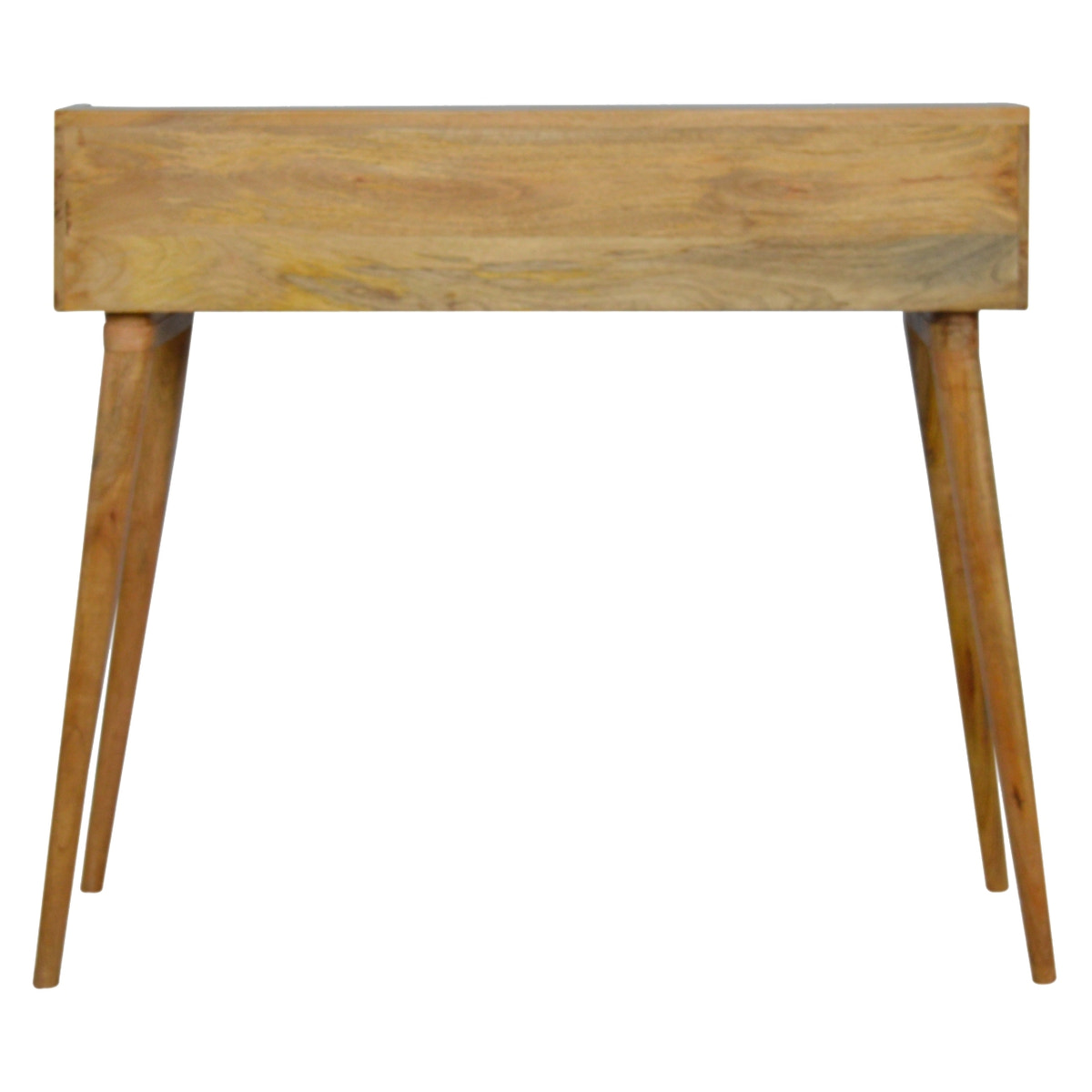 Grey Gallery Writing Desk | Oak Solid Mango Wood