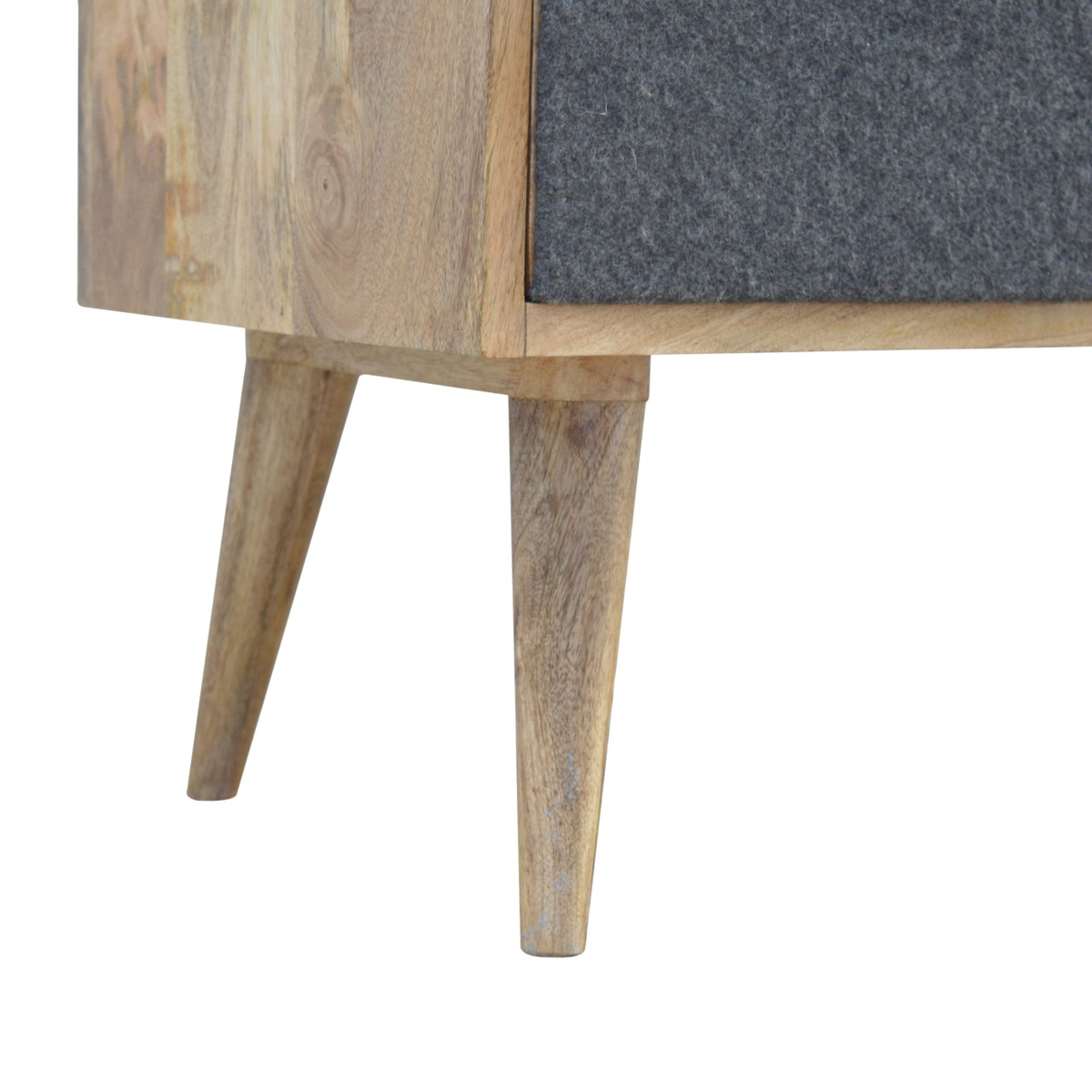 Grey Tweed Chest of Drawers