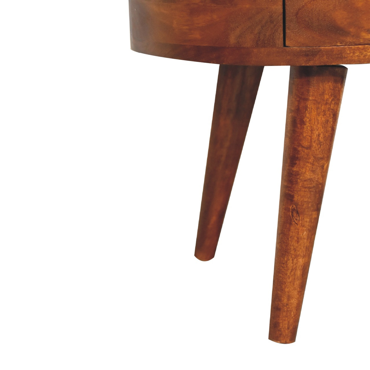 Chestnut Bedside with Reading Light Bedside Table
