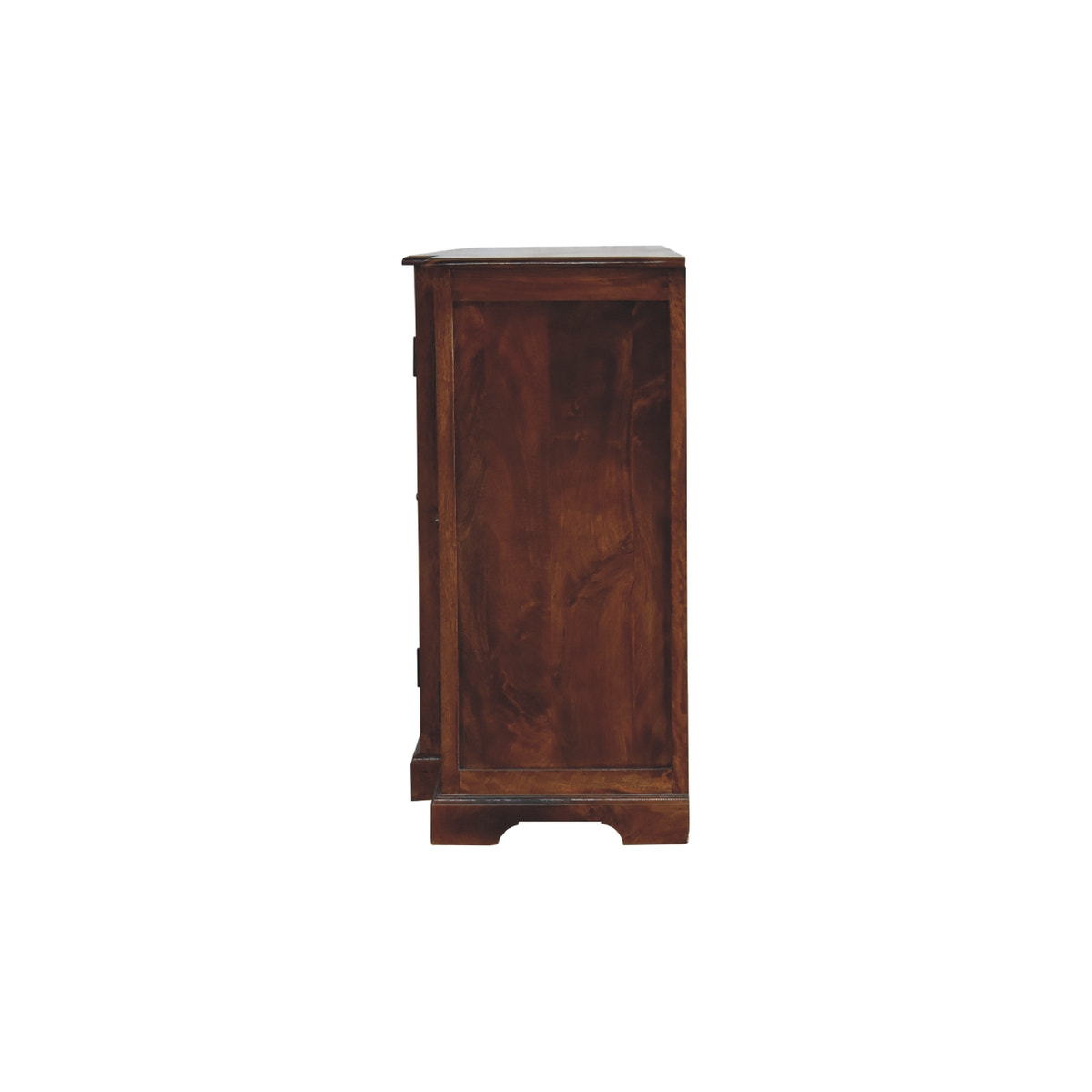 Glazed Carve Chestnut Sideboard Chest of Drawers