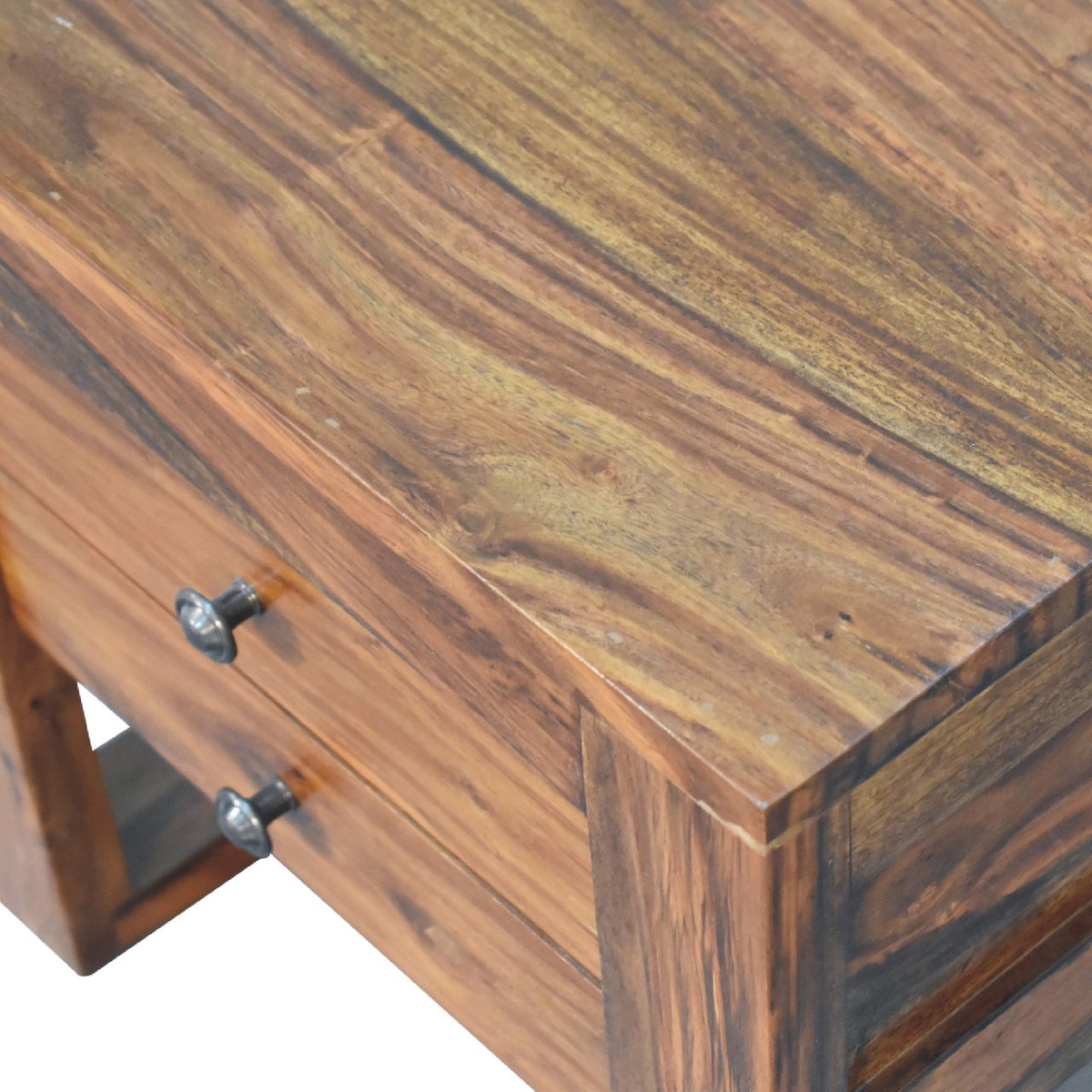U-Square Honey Bedside Table